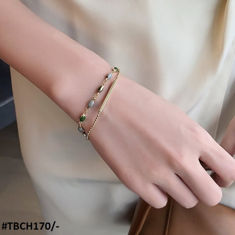 Elevate your style with our TBCH170 XST Oval Beads Pillar Doted Chain Bracelet! Crafted with care by TJ Wholesale Pakistan, this fashion-forward piece is the perfect addition to your accessory collection. Designed with precision, this bracelet adds a touch of sophistication to any outfit.