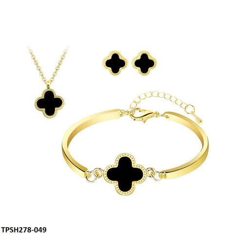Enhance your style with our TPSH278 ZXS Painted Clover Pendant Set. Made with precision and care, this fashion jewelry set adds a touch of elegance to any outfit. An ideal choice for fashion accessories that are affordable yet stylish, from the trusted TJ Wholesale Pakistan.