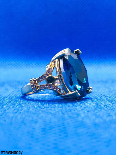 TRGH002 GWH Gold Plated ZIRCON Ring - TRGH