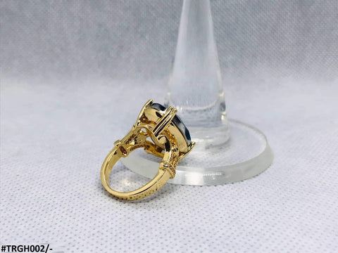 TRGH002 GWH Gold Plated ZIRCON Ring - TRGH