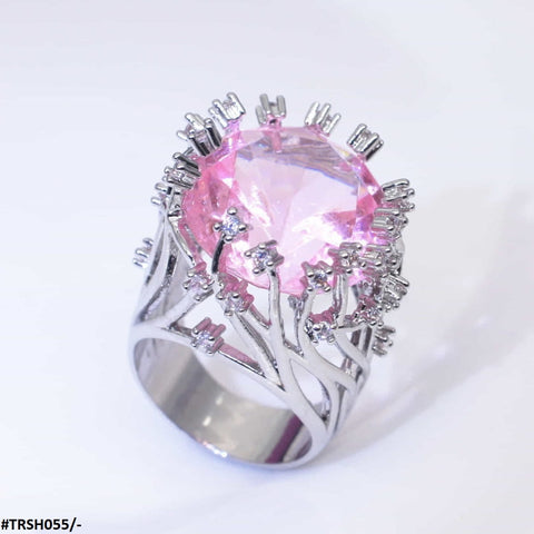 TRSH055 GWH Up Level ZIRCON Diamond Ring - TRSH