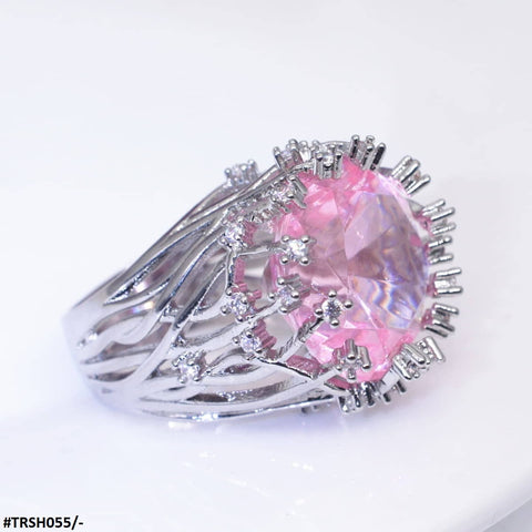 TRSH055 GWH Up Level ZIRCON Diamond Ring - TRSH