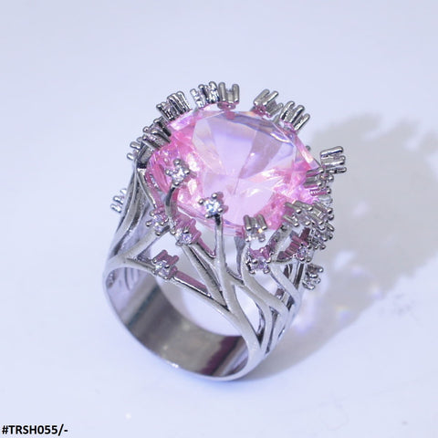 TRSH055 GWH Up Level ZIRCON Diamond Ring - TRSH