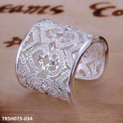 TRSH075 GWH ZIRCON RING Adjustable - TRSH