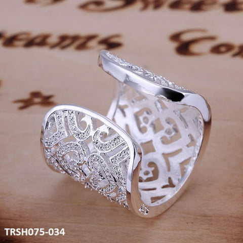 TRSH075 GWH ZIRCON RING Adjustable - TRSH