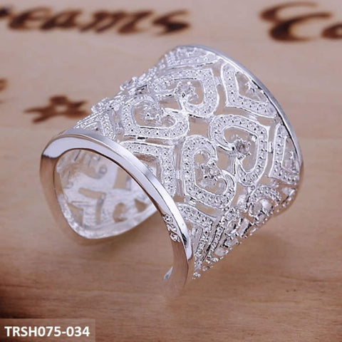 TRSH075 GWH ZIRCON RING Adjustable - TRSH